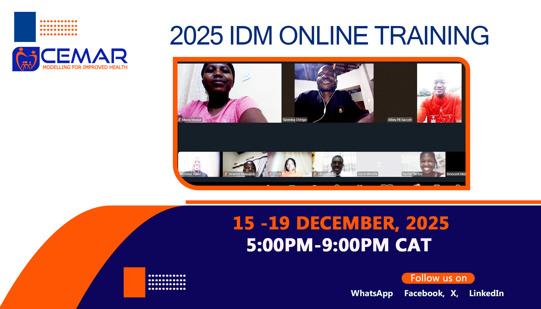 Read more about the article CEMAR-2025 Infectious Disease Modelling Training (IDM)